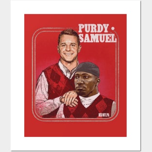 Brock Purdy & Deebo Samuel San Francisco Step Brothers Posters and Art